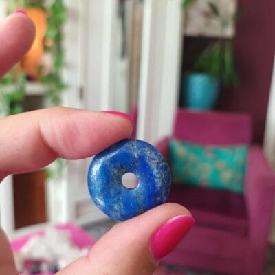 Lapis Lazuli donut (hanger)