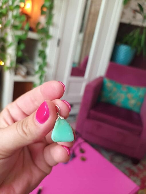Chrysopraas hangertje - Afbeelding 3